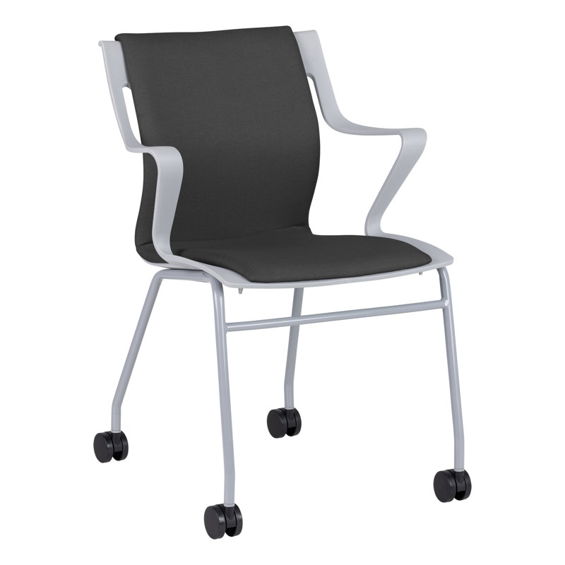 Chaise d'invité de bureau Cascade, Noir, noir, noir, noir