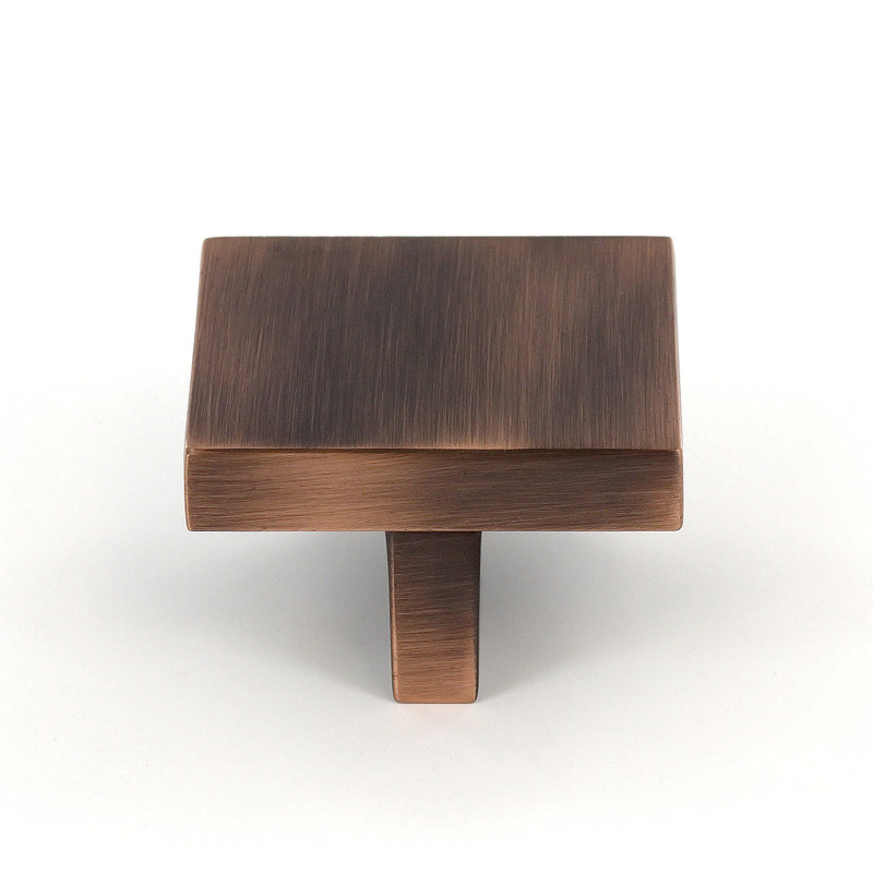 Expression Square Knob, Brushed Oil-Rubbed Bronze