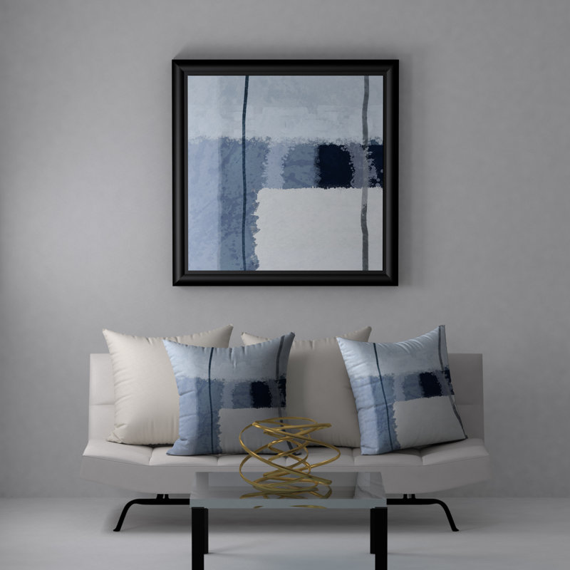 Housse de coussin décorative carrée en finesse épatant, H 18 po x l 18 po