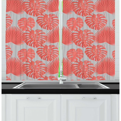 Floral Kitchen Curtain