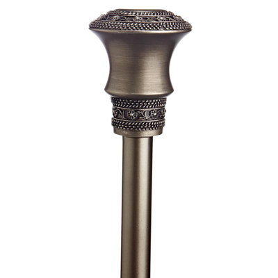 Echevarria Adjustable Single Curtain Rod