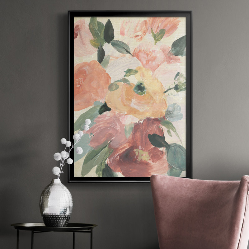 «Dreaming Of Spring II», reproduction d'art sur toile, H 42,5 po x l 30,5 po x P 1 po, Noir