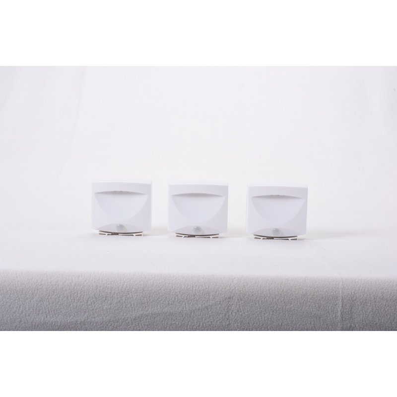 Battery-Powered Motion-Activated Indoor/Outdoor Night Light, White