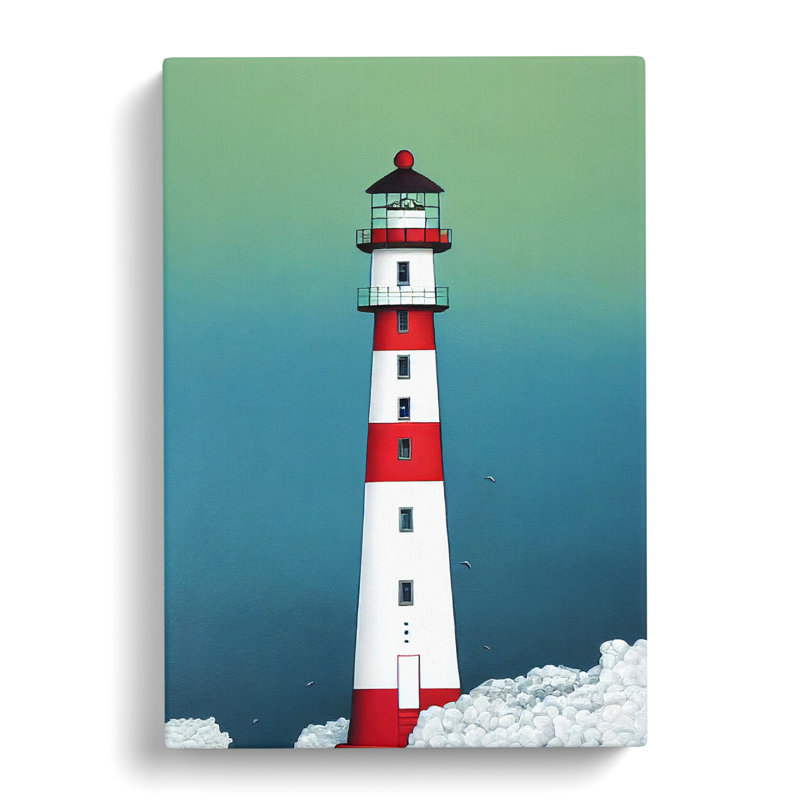Lighthouse - Wrapped Canvas, 60cm H x 40cm W x 3cm D