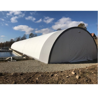 Single Truss Arch Storage Shelter 11Oz PE