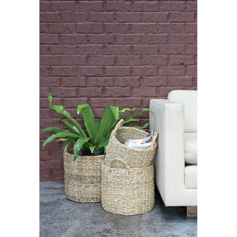 Birch Lane™ Evalena Seagrass Decorative Basket