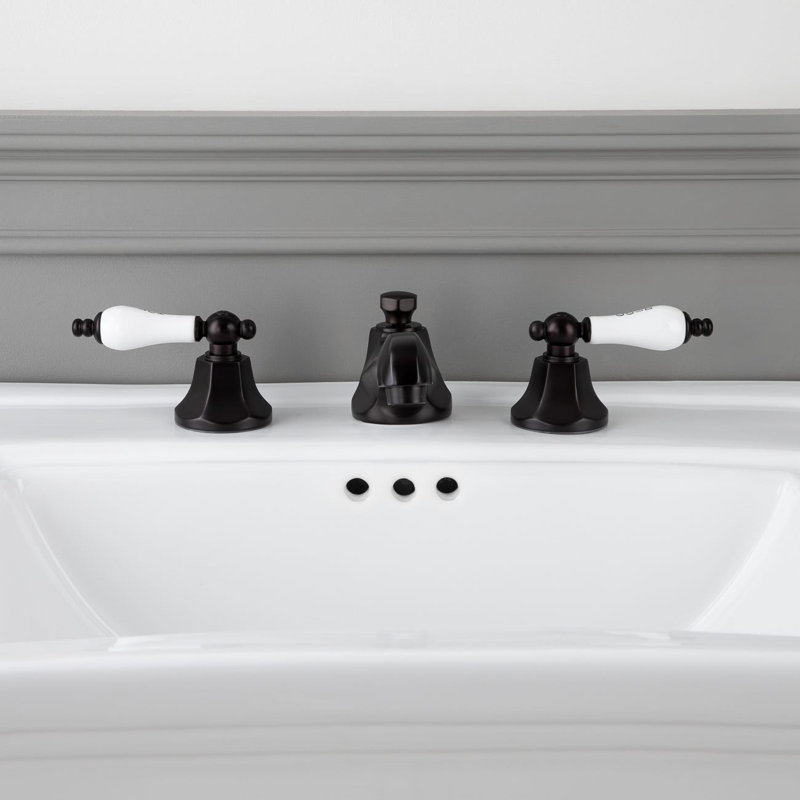 Widespread 2-handle Bathroom Faucet, Oil Rubbed Bronze