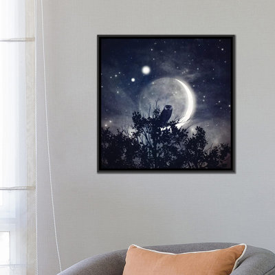 «The Moon, Venus, & Jupiter», reproduction d'impression sur toile