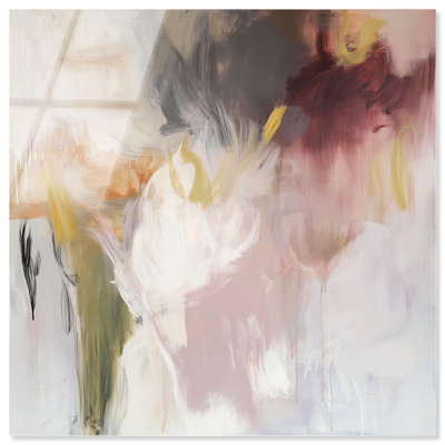 «Painterly Energy Acrylique», art abstrait neutre par Art Remedy, prêt à être accroché