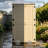 450 Gallons Vertical Lockable Resin Storage Cabinet, Khaki-137897700-137897701