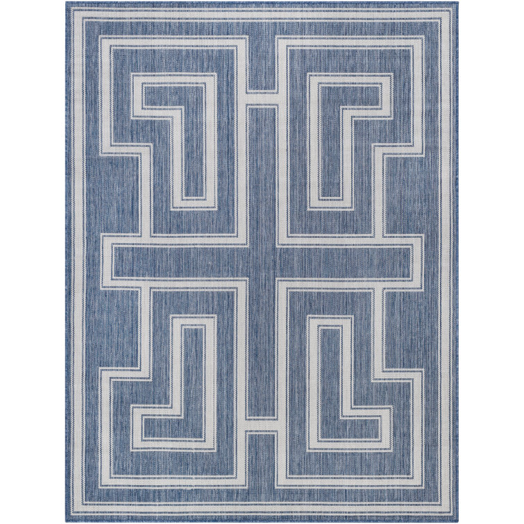 George Oliver Digeronimo Geometric Indoor / Outdoor Rug | Wayfair