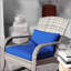 Chaise berçante d'extérieur en osier Adirondack