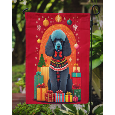 Double Sided 15.5'' H x 11.25'' W Polyester Christmas Garden Flag