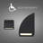 Slope LED Wall Sconce with Minimalist Aluminum Design, 3-CCT Selectable, Dimmable, Dark Sky Friendly, Wet Rated, ADA Compliant