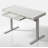 Adjustable Height Desk with Metal Legs