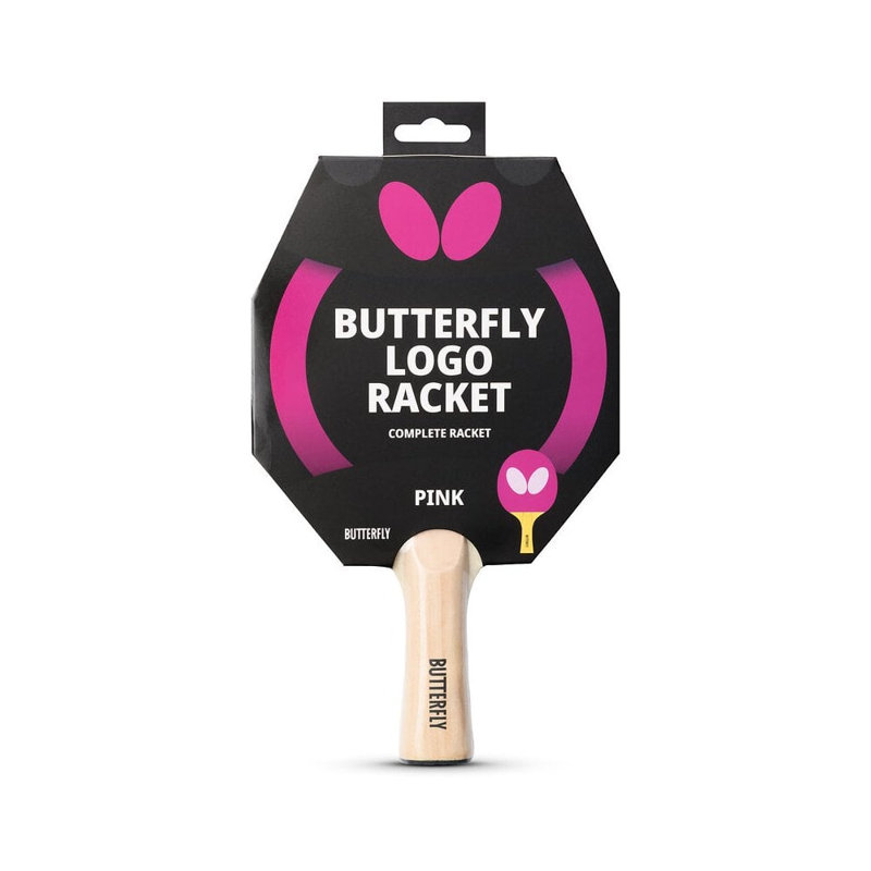Butterfly Logo Table Tennis Bat, Pink