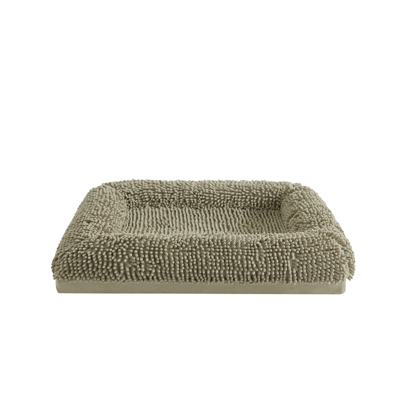 Lit pour chien en mousse viscoélastique ultime Arlee Home & Pet, Beige / taupe, H 5 po x l 30 po x P 23 po