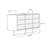 Black Nine-Drawer Sideboard