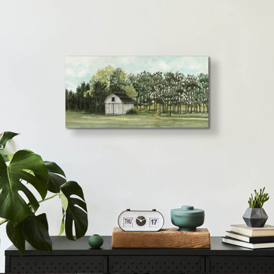 «Tucked in the Trees» par Cindy Jacobs, art mural en verre acrylique