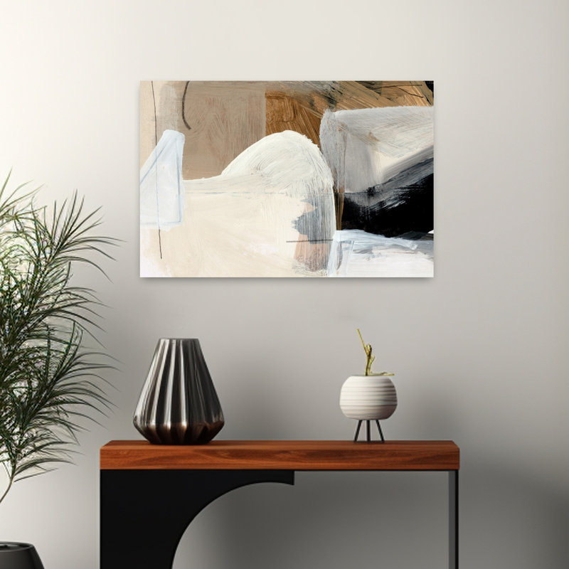 Art contemporain, art contemporain abstrait, H 16 po x l 24 po