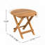 Table d'appoint en bois pour l'extérieur et l'intérieur
