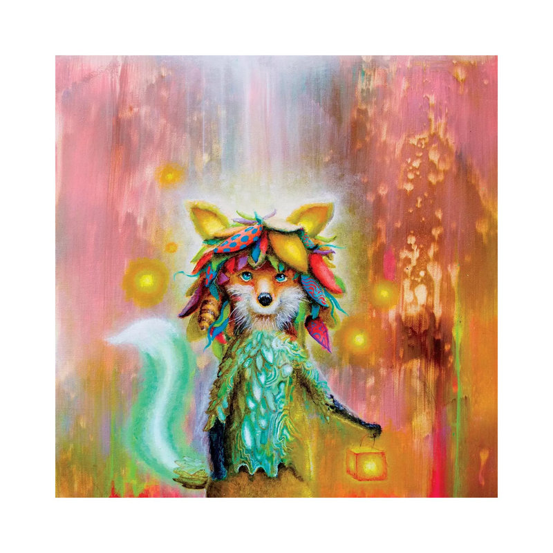 The Fox The Box The Locks by Scott Mills - Wrapped Canvas Print, 66.04 cm H x 66.04 cm W x 1.91 cm D