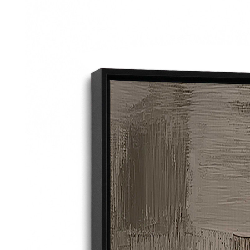 «Echoes of Shadow», ensemble de 2 impressions, 16 po x 16 po, Cadre flottant noir satiné