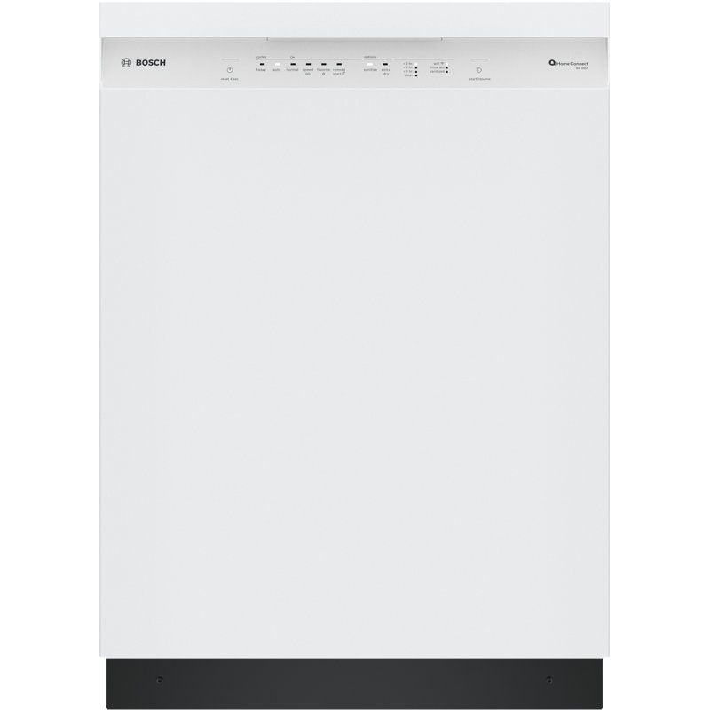 24" Recessed Handle 100 Series Dishwasher, White