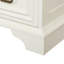 Commode 7 tiroirs Farmhouse pour chambre à coucher, commode rustique avec texture naturelle, design rétro, rangement pour commodes de chambre à coucher, salon, couloir, blanc antique-813328598