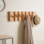 Solid Wood 6 - Hook Wall Mounted Coat Rack-692161986