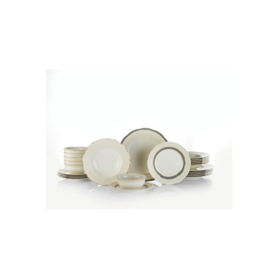 24 Pieces 100% Porcelain Dinner Set