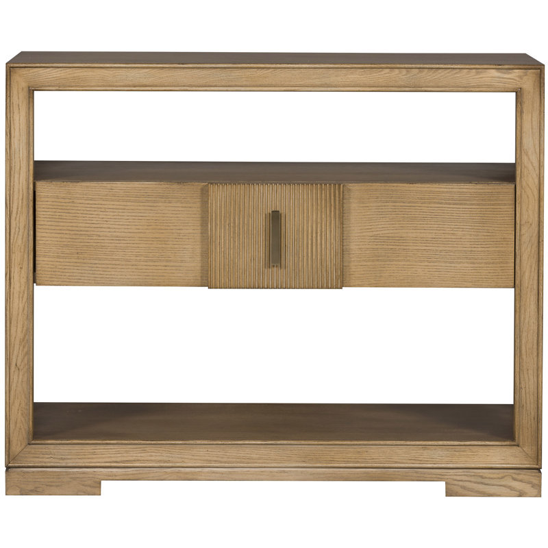 Axis Solid Wood End Table, Dove Gray