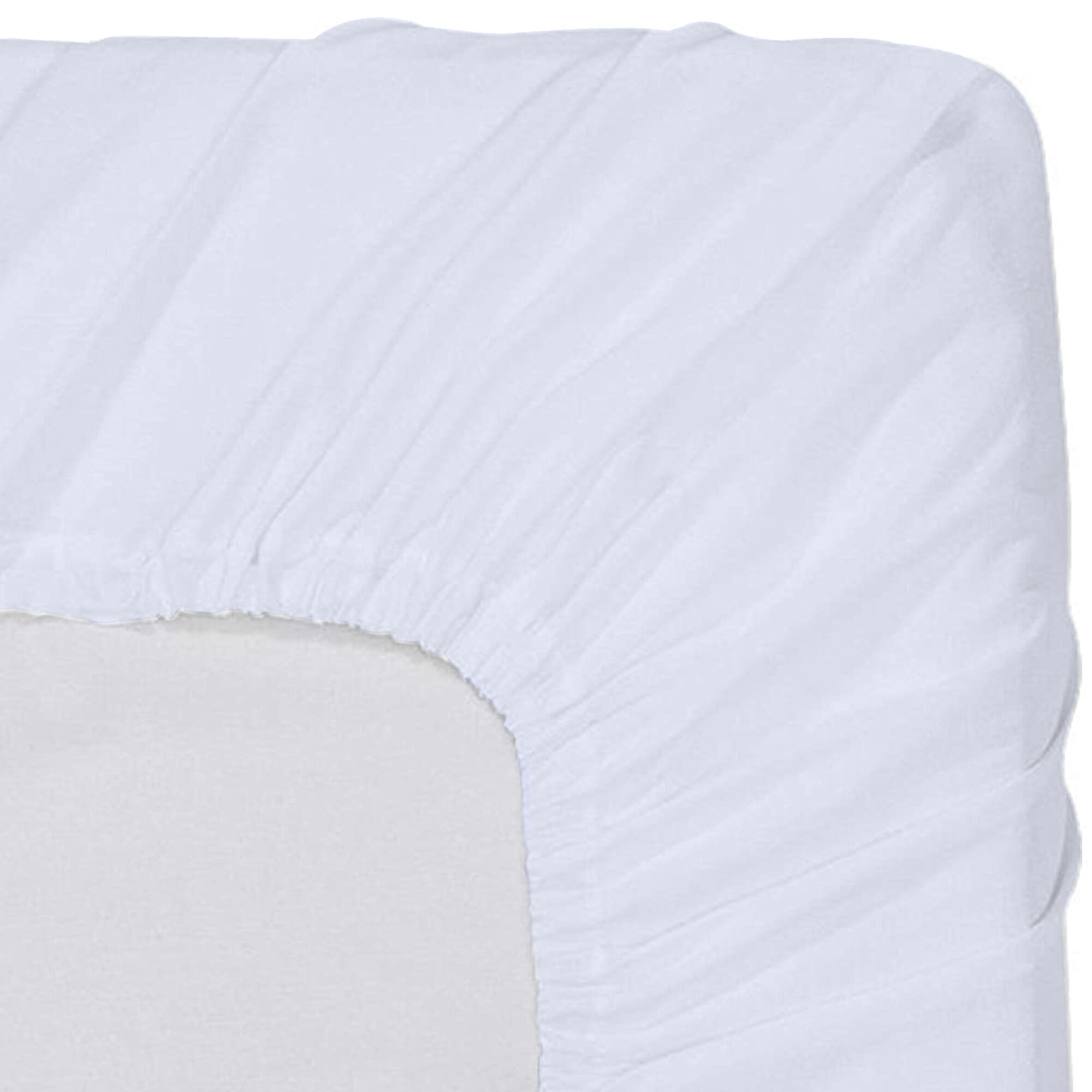 Bare Home Organic Cotton Jersey Fitted Sheet - Twin - Sand