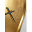 Wall Clock Big Drop Gold 92x127cm