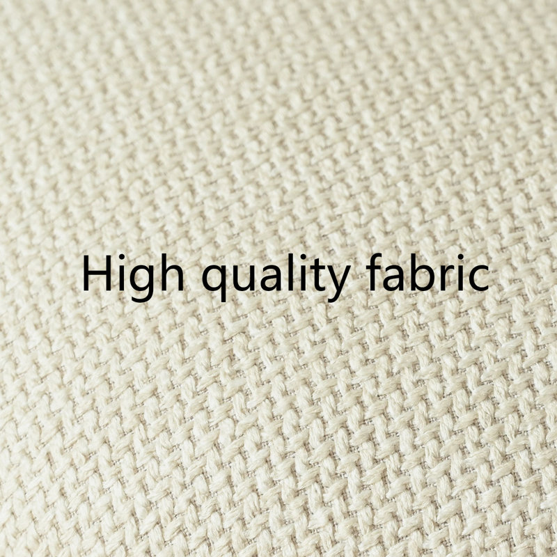 Chaise rembourrée avec pieds en métal, Beige