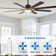 72" Large Modern Ceiling Fan w Wood Blades and LED Lights, Quiet DC Motor 6 Fan Speed w Remote