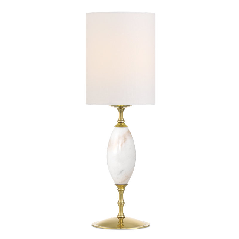 Lampe de table sans cordon Marche, Laiton / Noir