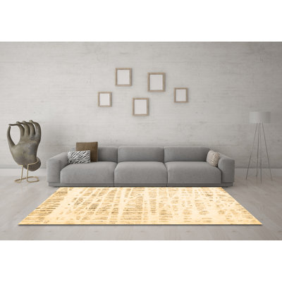 Washable Striped Indoor Rug