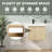 24 Inch Wall-Mounted Vanity with Ceramic Sink, Space-Saving Floating Design for Small Bathrooms-686635675