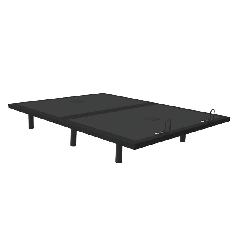Adjustable Folding Bed with Thick Base Cushion with Remote Control, Perlita, Queen