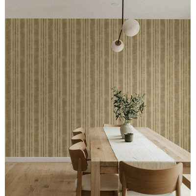  Papier peint rayé taupe cassé Designs