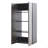 Nova Series Wood Utility Storage Garage Cabinet In Metallic Gray / Nova Series Wall Mounted Wood Utility Storage Garage Cabinet In Metallic Gray (32 In W X 72 In H X 20 In D) (Cabinet)