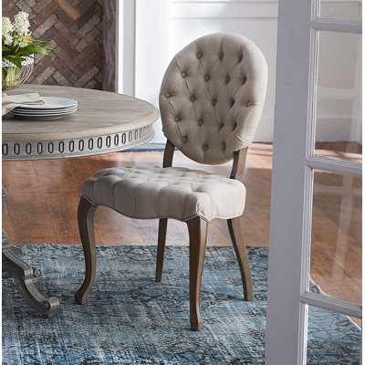 Delilah Upholstered Dining Chair by One Allium Way