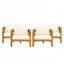 Fauteuil club d'extérieur en bois d'acacia-372978152