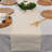 Cotton Table Runner With Decorative Stitched Edges, Dresser Scarf, Furniture Top Cover-1357691592-1357691596