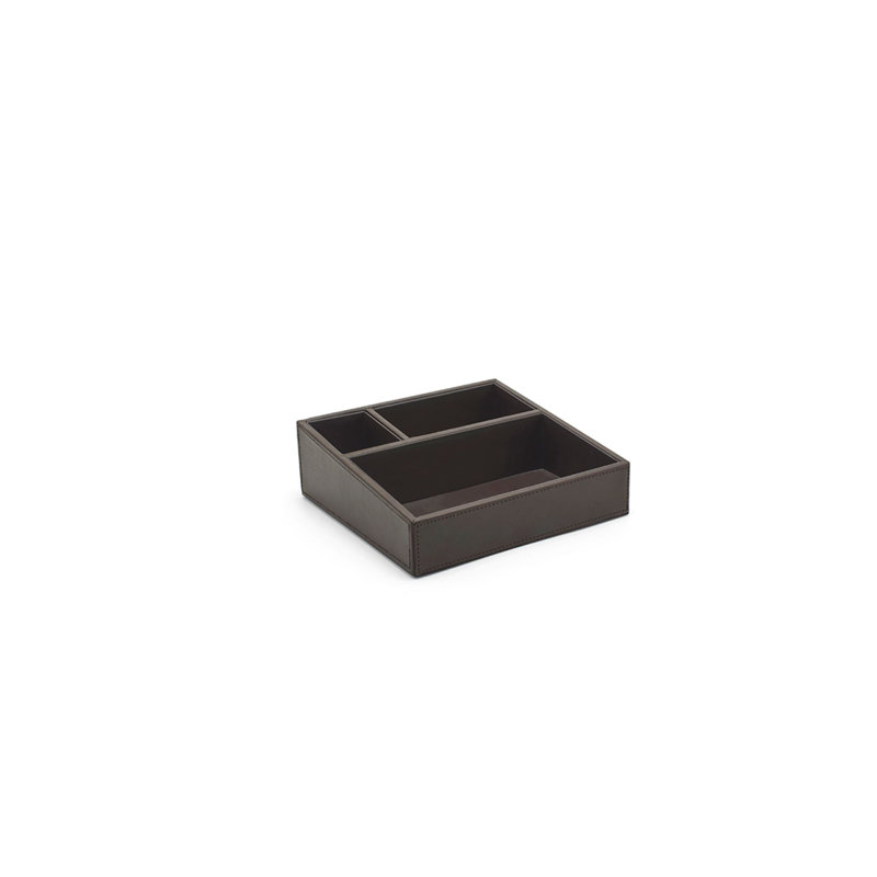 Plateau de rangement pour bijoux London, Brun
