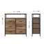Hutton Iron 80 cm W Chest of 6 Drawers-1957544478