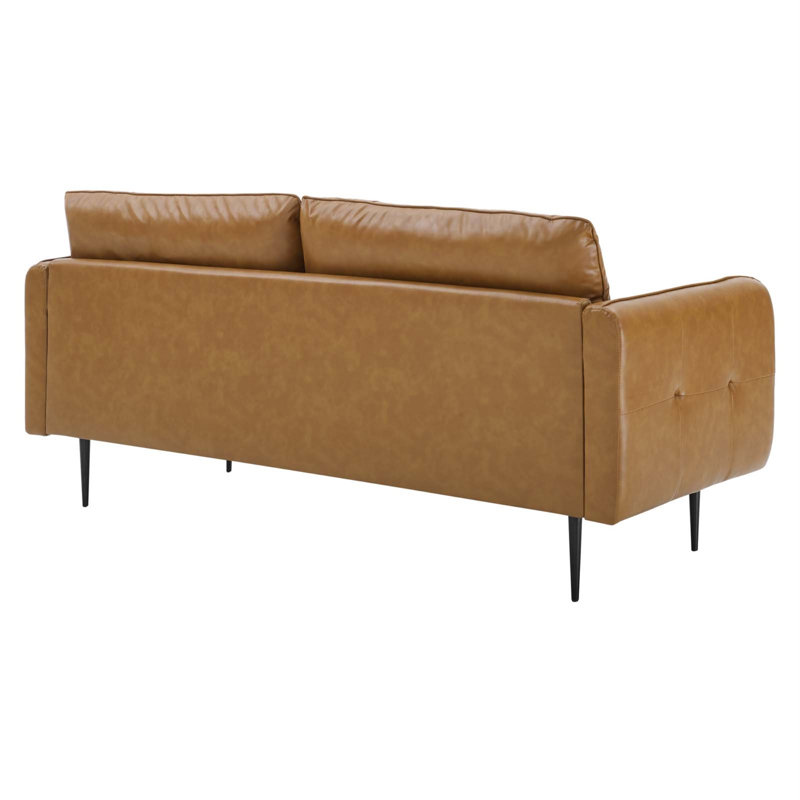 Canapé en cuir capitonné Modway Cameron