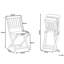 Alfreton Patio Dining Side Chair with Cushion
