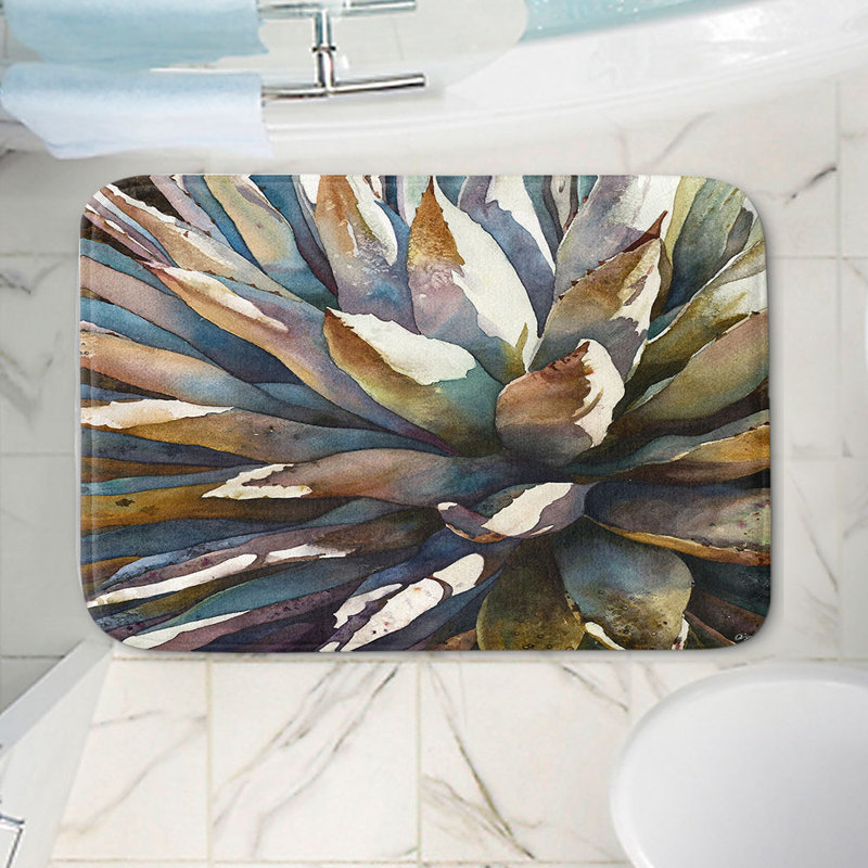 Non-Slip Bath Mat, 24" W x 17" L x 1" H